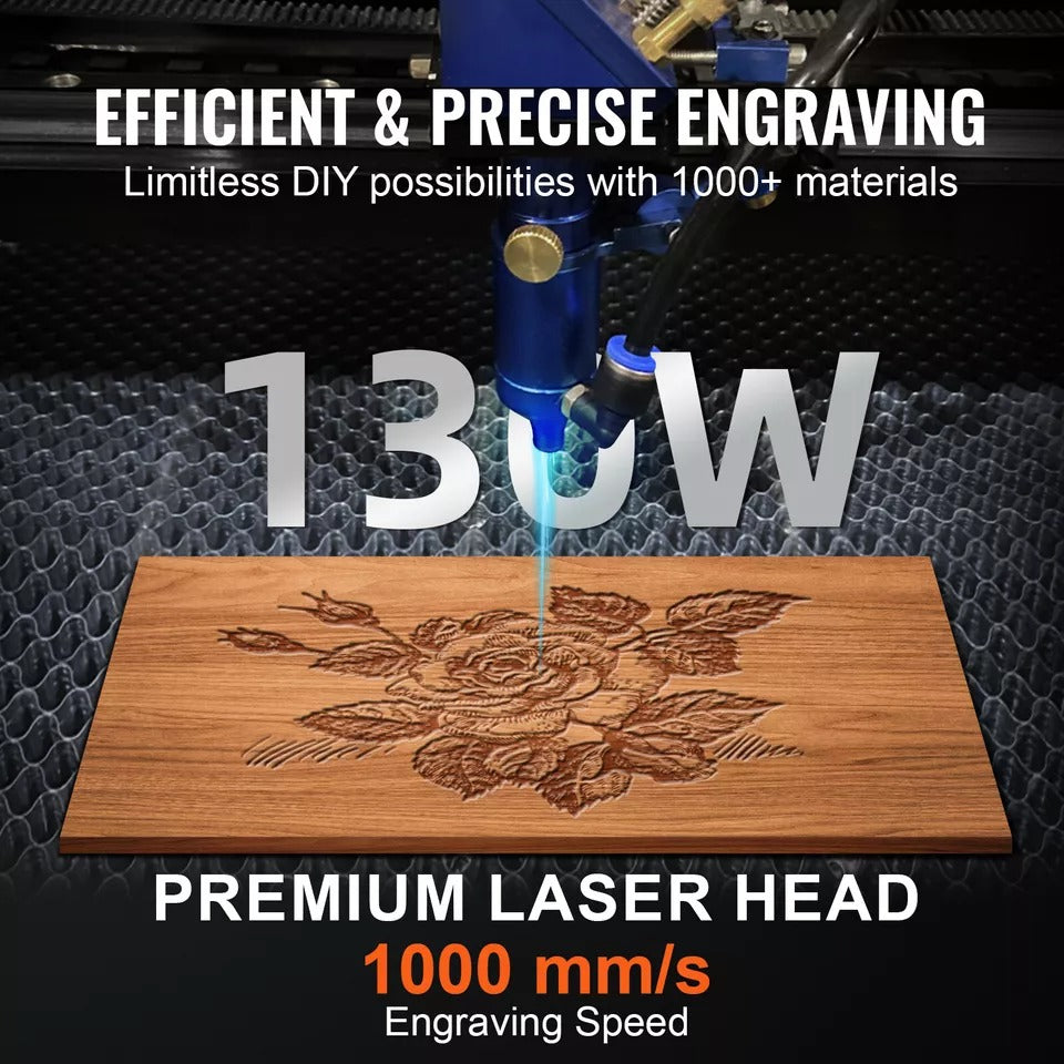130W 55" x 35" CO2 Laser Cutter