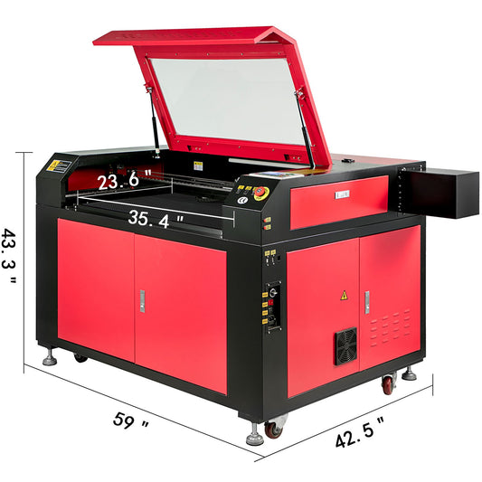 100W 35" x 24" CO2 Laser Cutter (Recommended for FRC Teams)